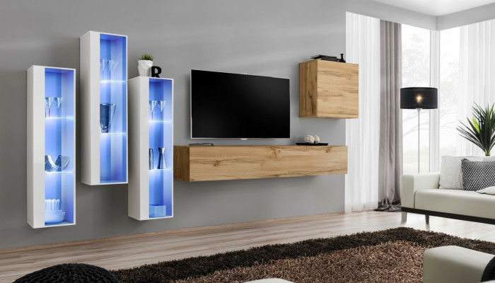 Living room furniture designer wall unit TV stand high-gloss sideboard wall cabinet