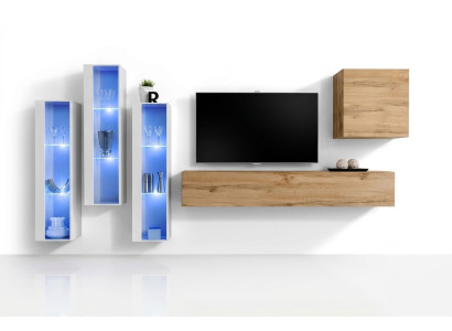 Living room furniture designer wall unit TV stand high-gloss sideboard wall cabinet