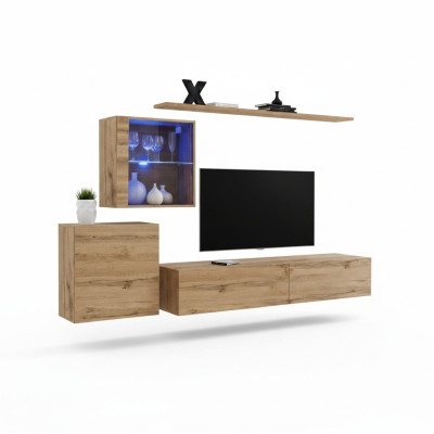 Wall unit modern TV stands living room furniture design wall shelves complete