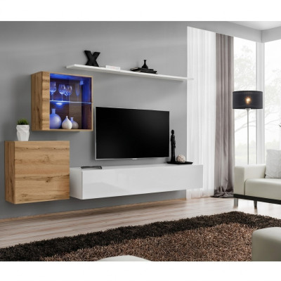 Design luxury wall unit shelf wall cabinet display cabinet shelves living room decor