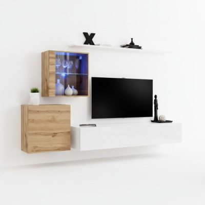 Design luxury wall unit shelf wall cabinet display cabinet shelves living room decor