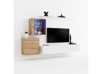 Design luxury wall unit shelf wall cabinet display cabinet shelves living room decor