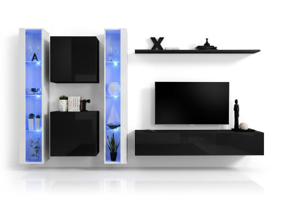 Living room furniture designer luxury TV stand designer wall shelf complete