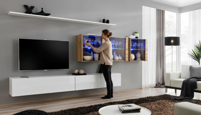 Wall Complete Furniture Living Room Wall Modern Living Room Furniture TV Stand Design