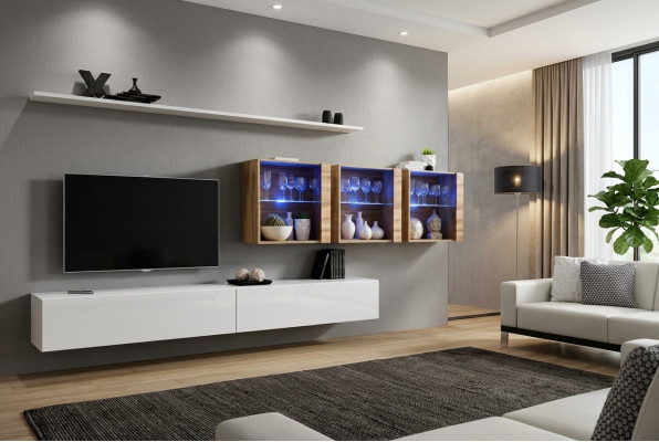 Wall Complete Furniture Living Room Wall Modern Living Room Furniture TV Stand Design