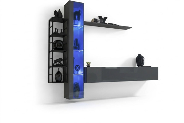 Modern wall unit design style living room TV stand wall display cabinet