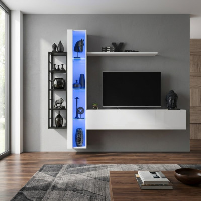 Luxury Wall Unit Designer Style Modern Living Room Set Wall Display Cabinet Sideboard