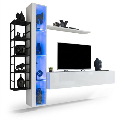 Luxury Wall Unit Designer Style Modern Living Room Set Wall Display Cabinet Sideboard