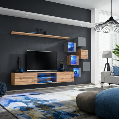 Modern wall furniture living wall luxury wall shelves sideboard TV stand wall cabinet