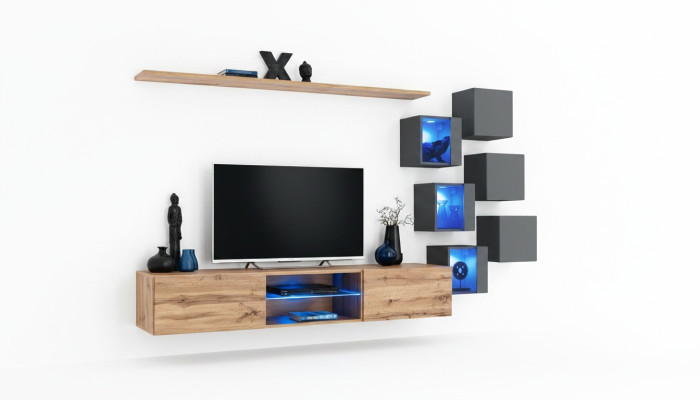 Modern wall furniture living wall luxury wall shelves sideboard TV stand wall cabinet