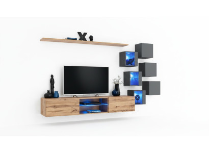 Modern wall furniture living wall luxury wall shelves sideboard TV stand wall cabinet