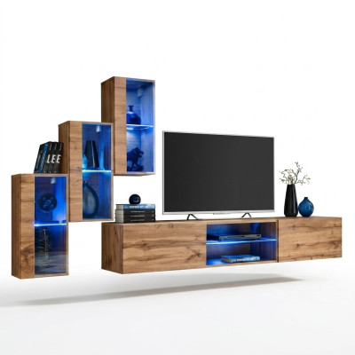 Modern Furniture Living Room Wall Designer Set 4-piece Wall Shelves New Decor