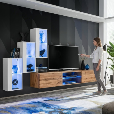 Living room new wall unit furnishings modern modern TV stand wall cabinet