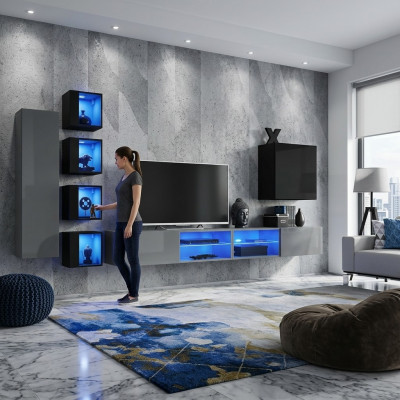 Modern furniture set living room complete wall unit wooden furniture TV stand