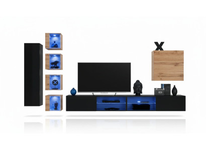 Modern furniture designer wall unit furnishing luxury set new wall cabinet