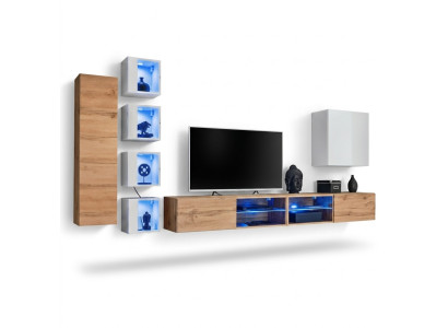 Designer modern furniture wall shelves TV stand wall cabinet hanging cabinet wood furniture.