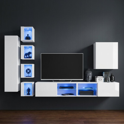 Modern wall unit hanging cabinet designer TV stand wall cabinet wooden furniture new