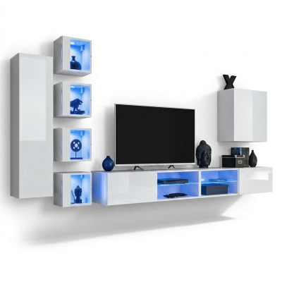 Modern wall unit hanging cabinet designer TV stand wall cabinet wooden furniture new