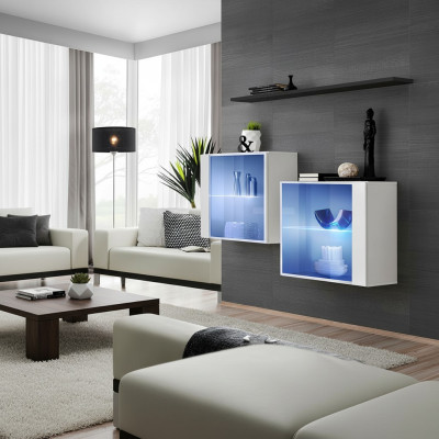 Modern designer living room furniture wall unit wooden furniture set complete new furniture