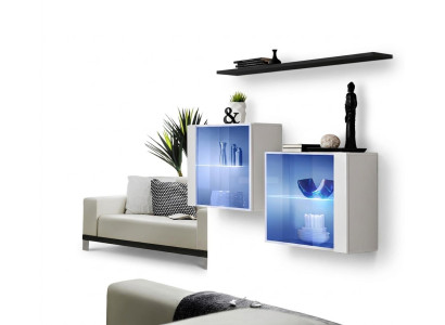 Modern designer living room furniture wall unit wooden furniture set complete new furniture