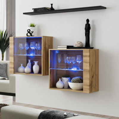 Modern furniture luxury wall unit 130 cm living room complete set 3-piece.