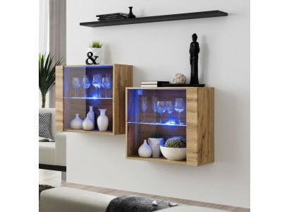 Modern furniture luxury wall unit 130 cm living room complete set 3-piece.