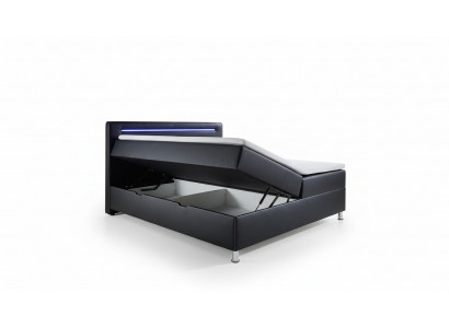 Box spring bed double bed upholstered furniture artificial leather designer double luxury design