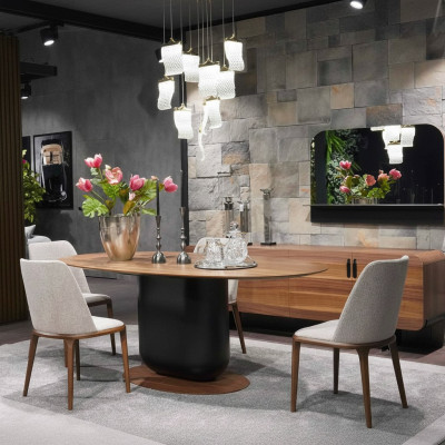 Dining room complete set dining table chairs dining room set dining group wood table 5-piece set