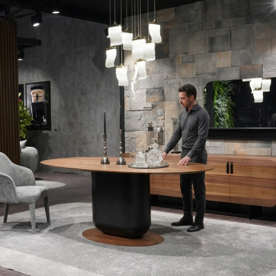 Dining table design table modern furniture dining room wood design luxury furnishings new