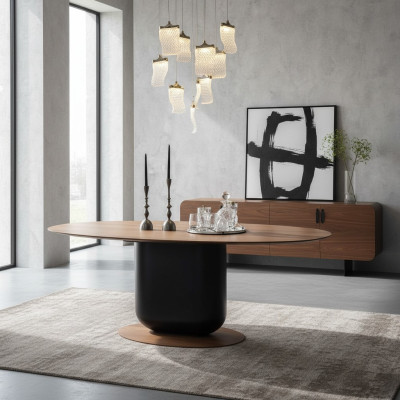 Dining table design table modern furniture dining room wood design luxury furnishings new