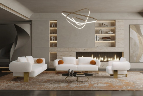 Sofa set living room complete sofa set design modern luxury armchair new