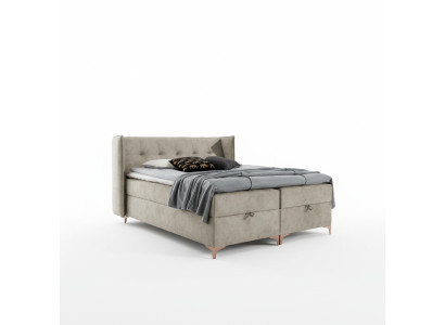 Bedroom furniture upholstered bed luxury box spring bed double design furniture