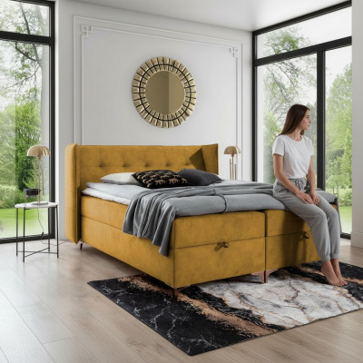 Bed 160x200cm Luxury Design Furniture Bedroom Box Spring Bed Double New