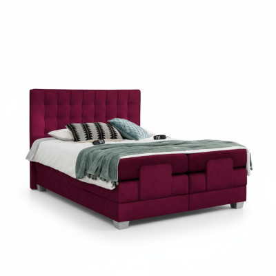 Double bed furnishing luxury bed design modern wood textile furniture new