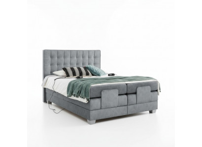 Modern gray bed double bed 160x200cm bedroom design modern decor