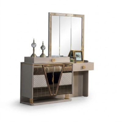 Modern dressing table luxury furniture mirror new bedroom furnishings