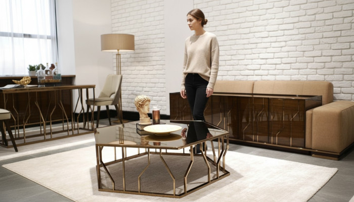 Modern coffee table design furnishing design furniture glass table living room