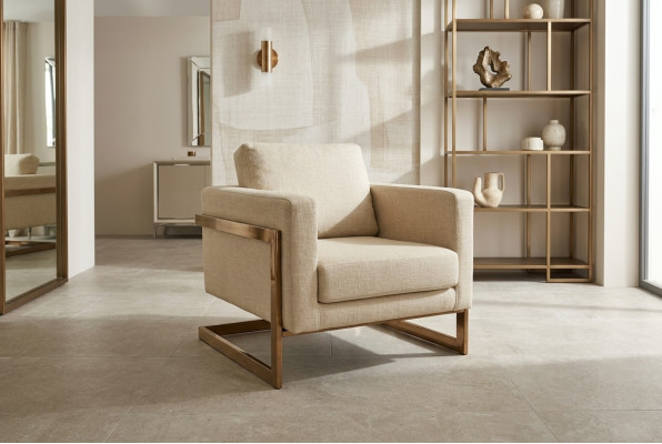 Luxury armchair living room design modern furniture upholstery fabric