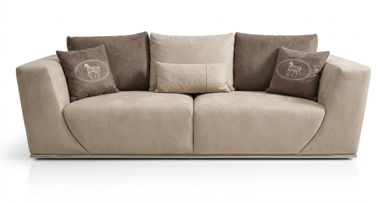Living room sofa three-seater modern sofa couch upholstery furniture textile furnishings
