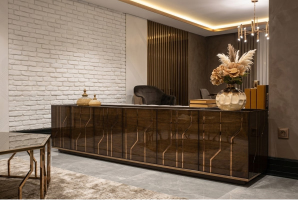 Living room furniture sideboard luxury modern design dresser wood furnishing