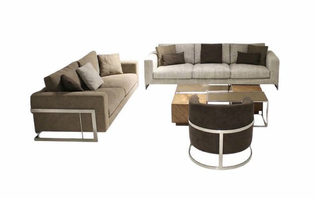 Living room furniture design 4-piece living room set modern sofa suite new coffee table