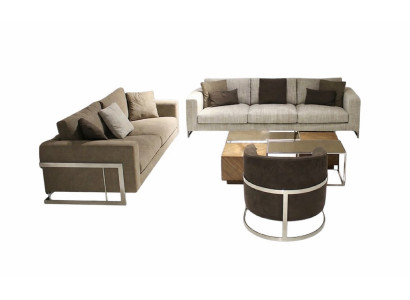 Living room furniture design 4-piece living room set modern sofa suite new coffee table