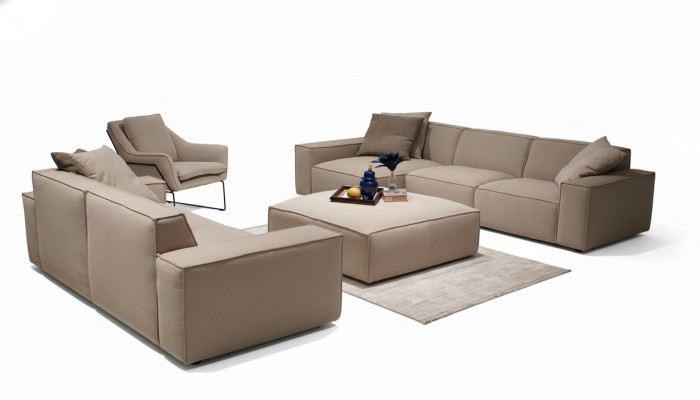 Living room furniture set 4-piece luxury furnishings sofa suite design corner sofa