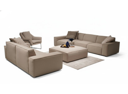 Living room furniture set 4-piece luxury furnishings sofa suite design corner sofa