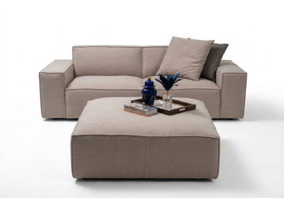 Living room furniture luxury complete 2-piece design sofa three-seater furnishing stool