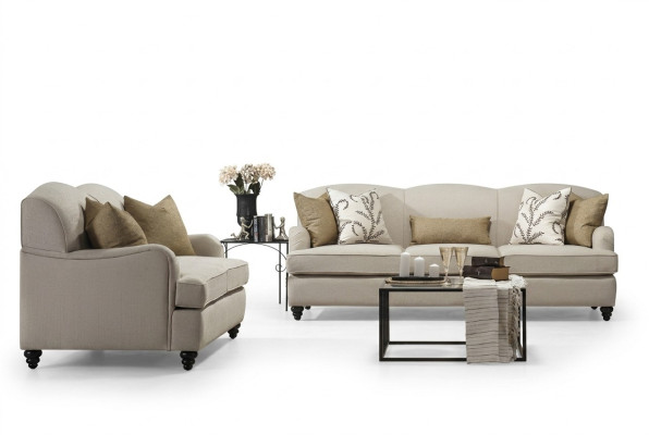 Living room sofa set two-seater with three-seater luxury sofa design interior