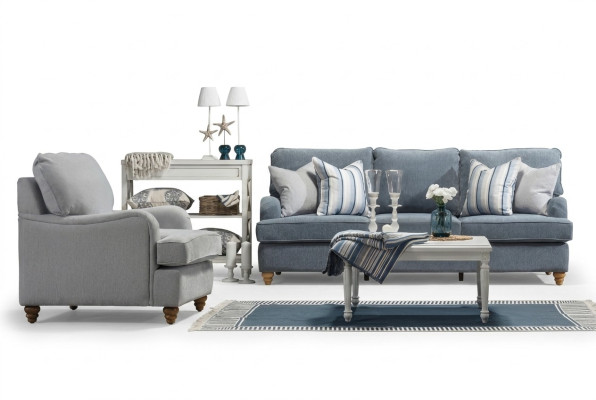 2-piece sofa set living room furniture three-seater sofa luxury armchair new