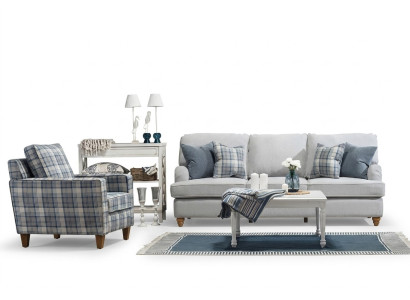 Luxury Living Room Set Modern Furniture Sofa Three-Seater Design New Armchair