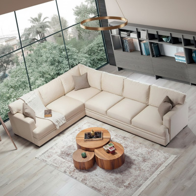 Sectional sofa living room design furniture luxury sofa L-shape modern interior