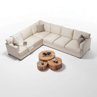 Sectional sofa living room design furniture luxury sofa L-shape modern interior